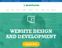 Tablet Screenshot of braintechnix.com